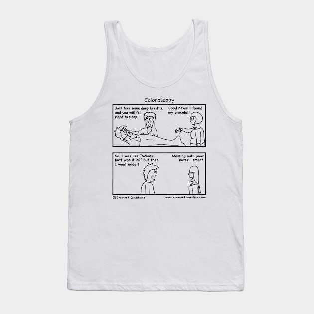 Colonoscopy bracelet Tank Top by crampedconditions